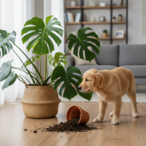 Monstera a pies: czy ta popularna roślina jest trująca?